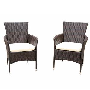 rattan cube chair 2 pk