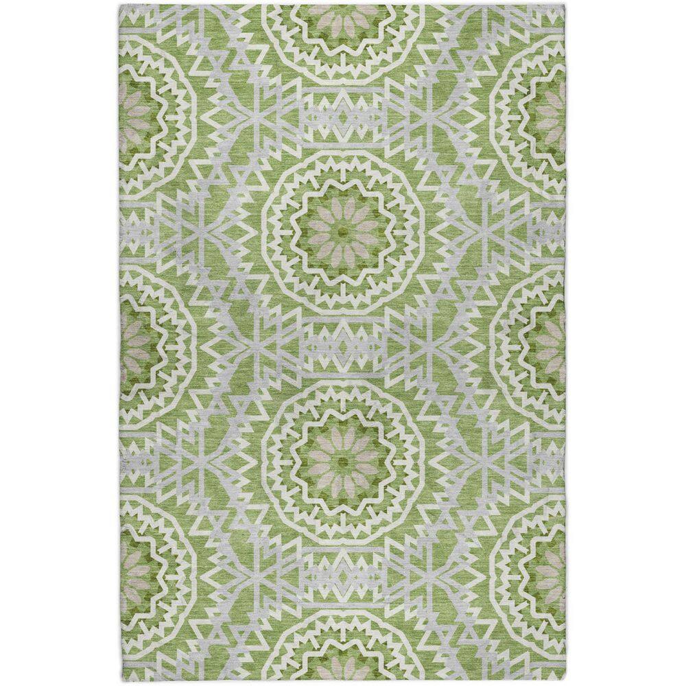 Dream Shag Premium Machine Washable Abstract ADS619 Green 10 ft. x 14 ft. Area Rug price history on PriceWatchPro