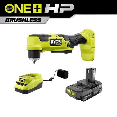ONE+ HP 18V Brushless Cordless Compact 3/8 in. Right Angle Drill Kit with (1) 1.5 Ah Battery and 18V Charger