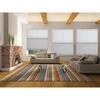 BlindsAvenue White Cordless Day or Night UV Blocking Fabric with 44820 in Single Cell Cellular Shade , 44.5 in. W x 72 in. L 1D001-7244B