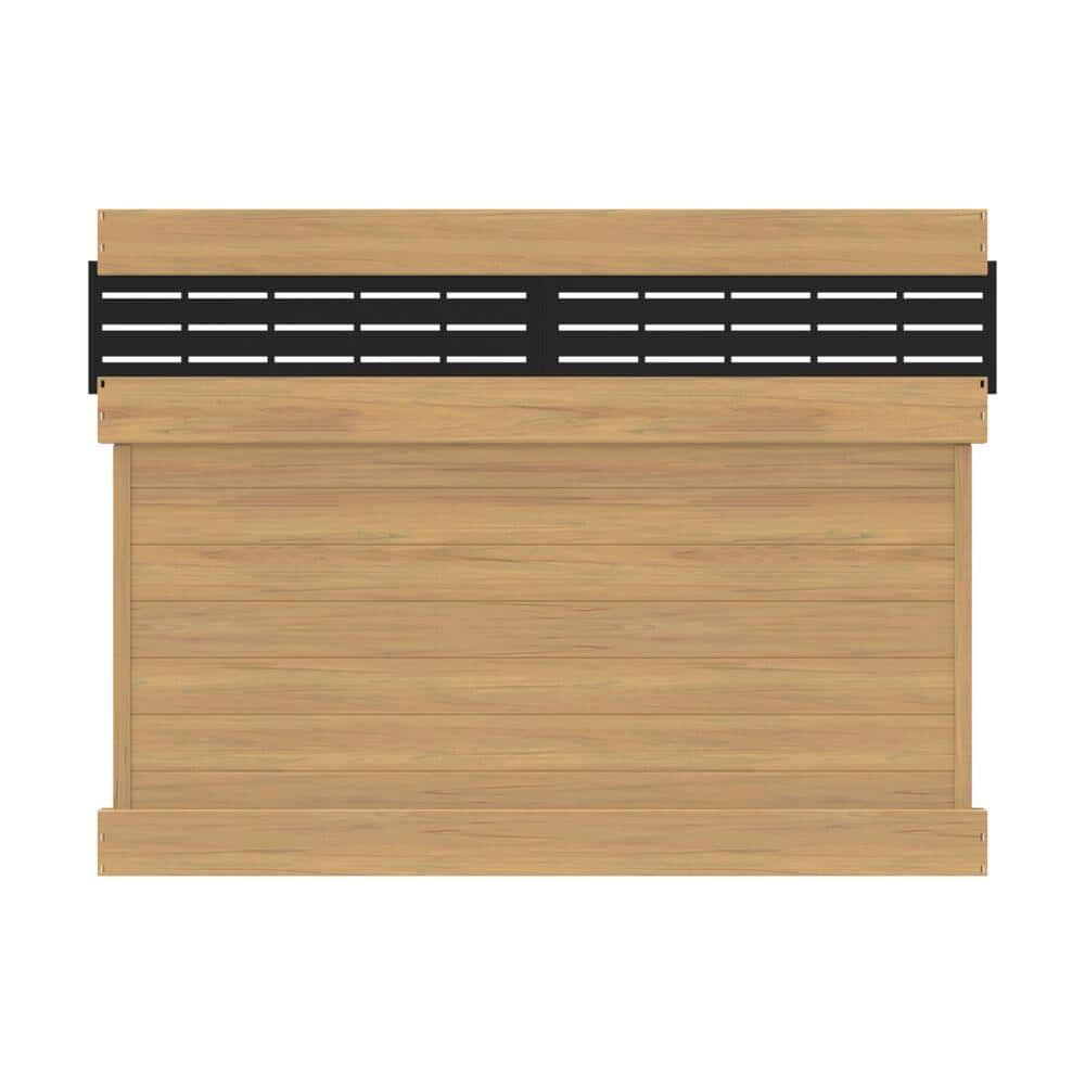 Horizontal Boardwalk 6 ft. H x 8 ft. W Cypress Semi-Privacy VinylFence Panel (Unassembled) price history on PriceWatchPro
