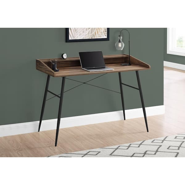 small desk with cubbies