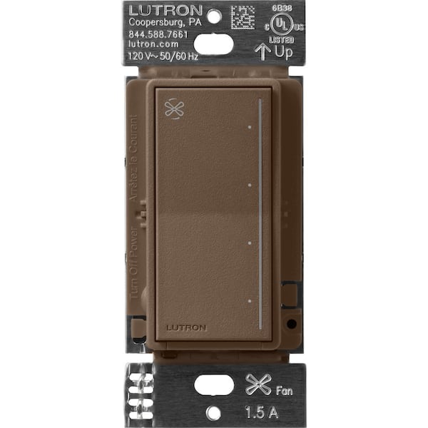 Sunnata Touch Fan Control, 4-Speed, 1.5 Amp/Single-Pole, Espresso (ST-FSQ-N-EP)