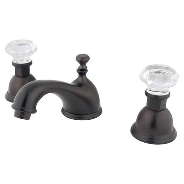 Kingston Brass Celebrity 8 in. Widespread 2-Handle Mid-Arc Bathroom Faucet in Oil Rubbed Bronze