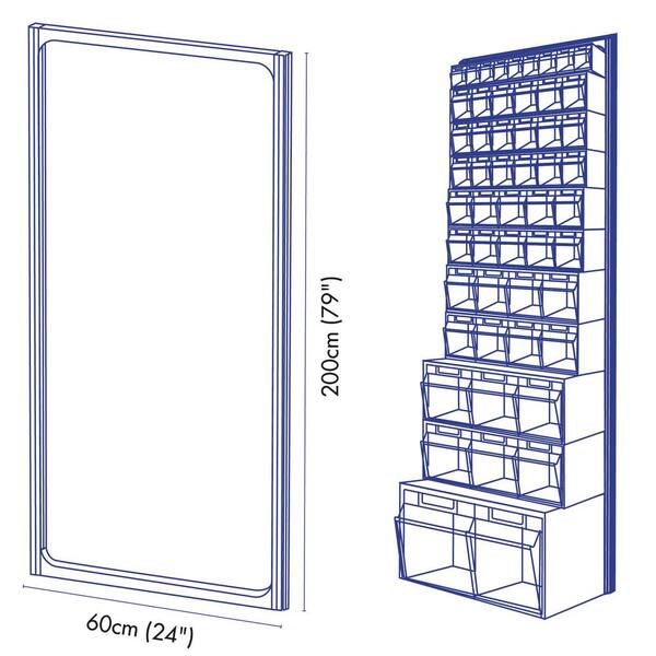 IDEAL SECURITY 23.7 in. W x 79 in. H Stackable Frame Tilt Bins