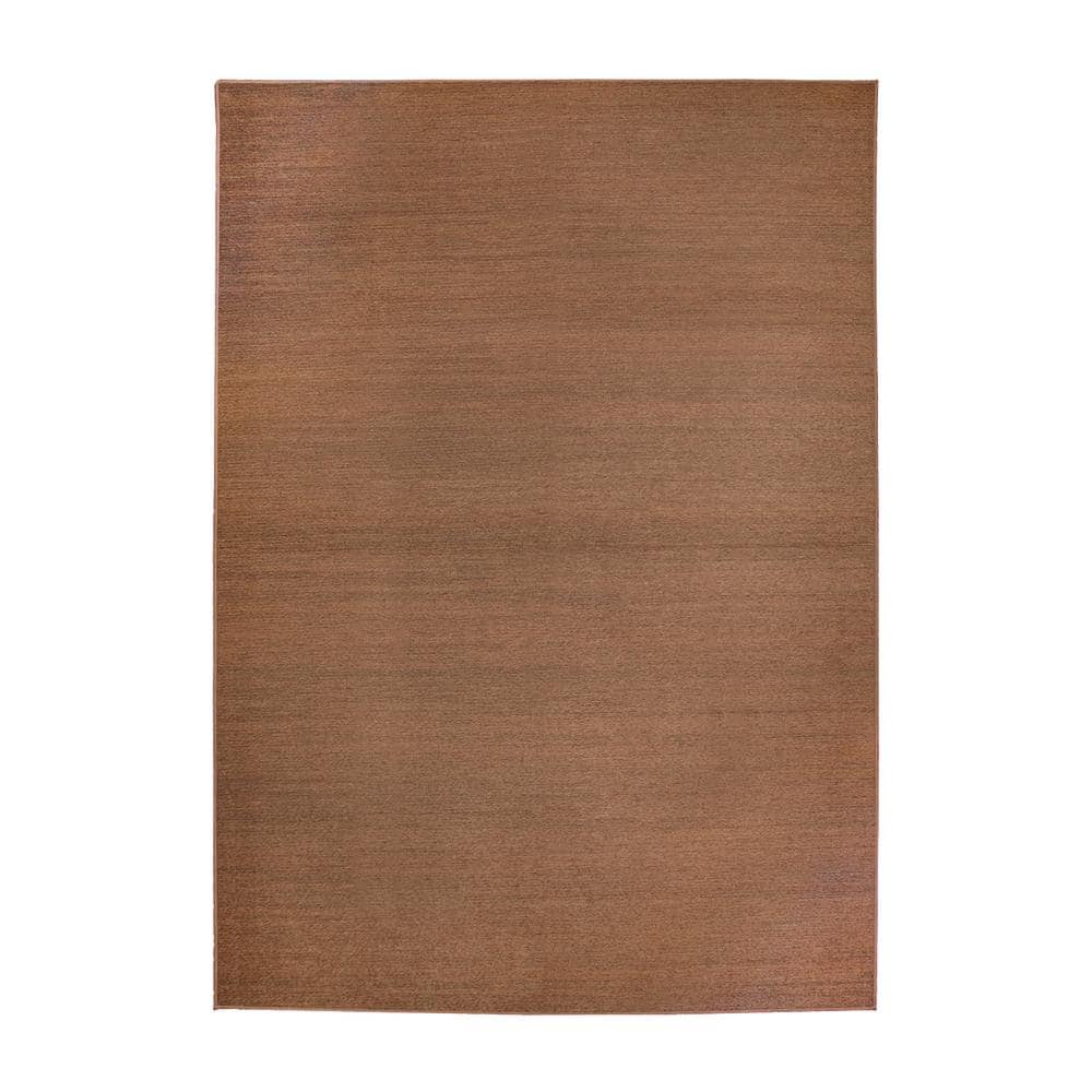 Espresso Flatweave Washable Non-slip 5' x 7' Rug