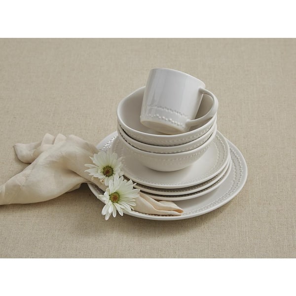 Peyton White Salad Plate (Set of 4)