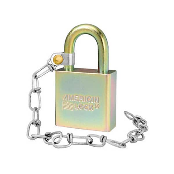 American Lock Steel Long-Shackle Padlock