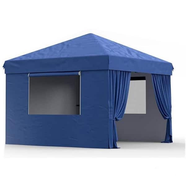 Sudzendf 7.8 ft. x 7.8 ft. 4-People Polyester Pop Up Tent