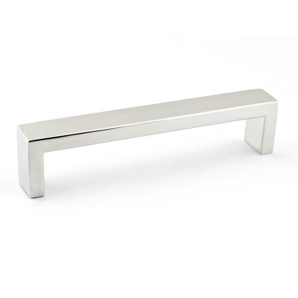 Richelieu Hardware Williamsburg Collection 5 1/16 in. (128 mm) Polished Stainless Steel Modern Cabinet Bar Pull