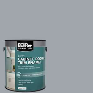 1 gal. #PPU26-19 Chance of Rain Satin Enamel Interior/Exterior Cabinet, Door & Trim Paint
