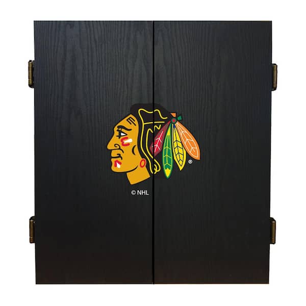 IMPERIAL Chicago Blackhawks Fan's Choice Dart Board Set