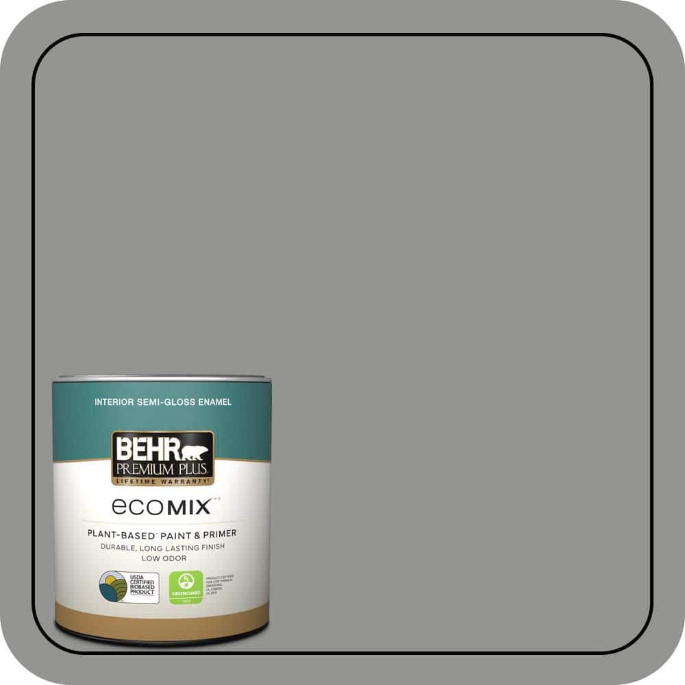 1 qt. #780F-5 Anonymous Semi-Gloss Enamel EcoMix Plant-Based Interior Paint & Primer price history on PriceWatchPro