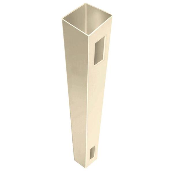 Veranda 4 in. x 4 in. x 6 ft. Sand Vinyl Fence End Post