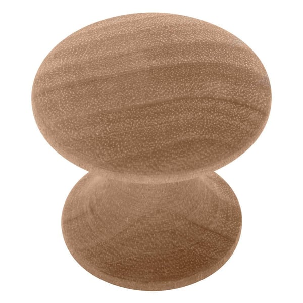Liberty Liberty Shaker Style Wood 1-1/4 in. (32 mm) White Birch Round Cabinet Knob