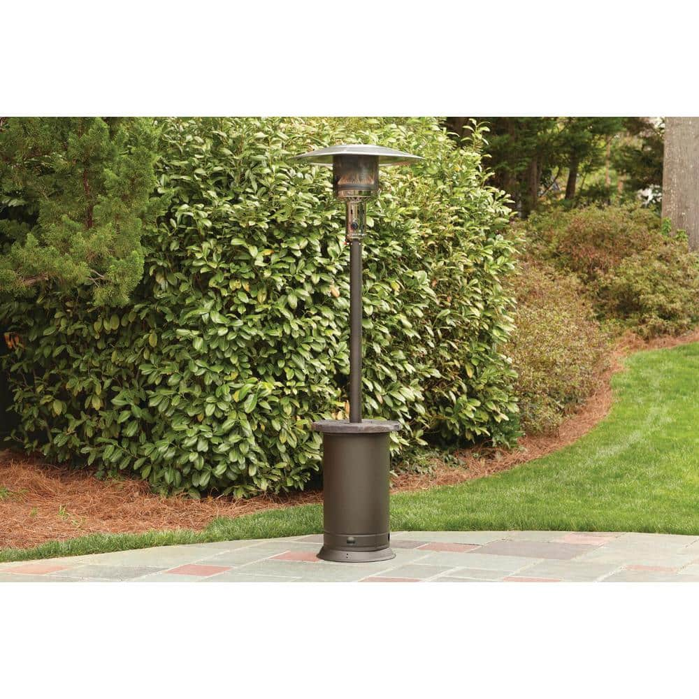 Hampton Bay Marston 47,000 BTU Gas Patio Heater 68164 The Home Depot