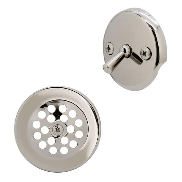 Do it 2 In. Dome Cover Tub Drain Strainer with Brushed Nickel