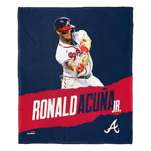 MLB Braves 23 Ronald Acuna Jr. Silk Touch Throw