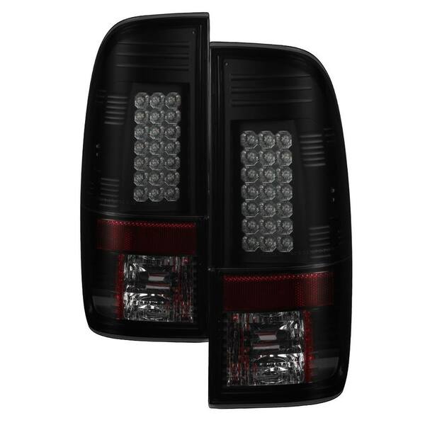 Spyder Auto Ford Super Duty F-250/ F-350/ F-450 08-16 LED Tail Lights - Black Smoke