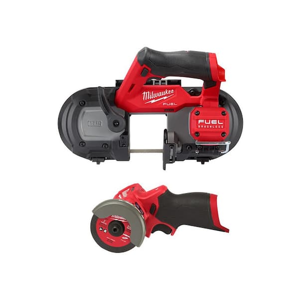 Milwaukee M12 FUEL 12V Lithium-Ion Cordless Compact Band Saw with 3 in. Cut Off Saw (2-Tool)
