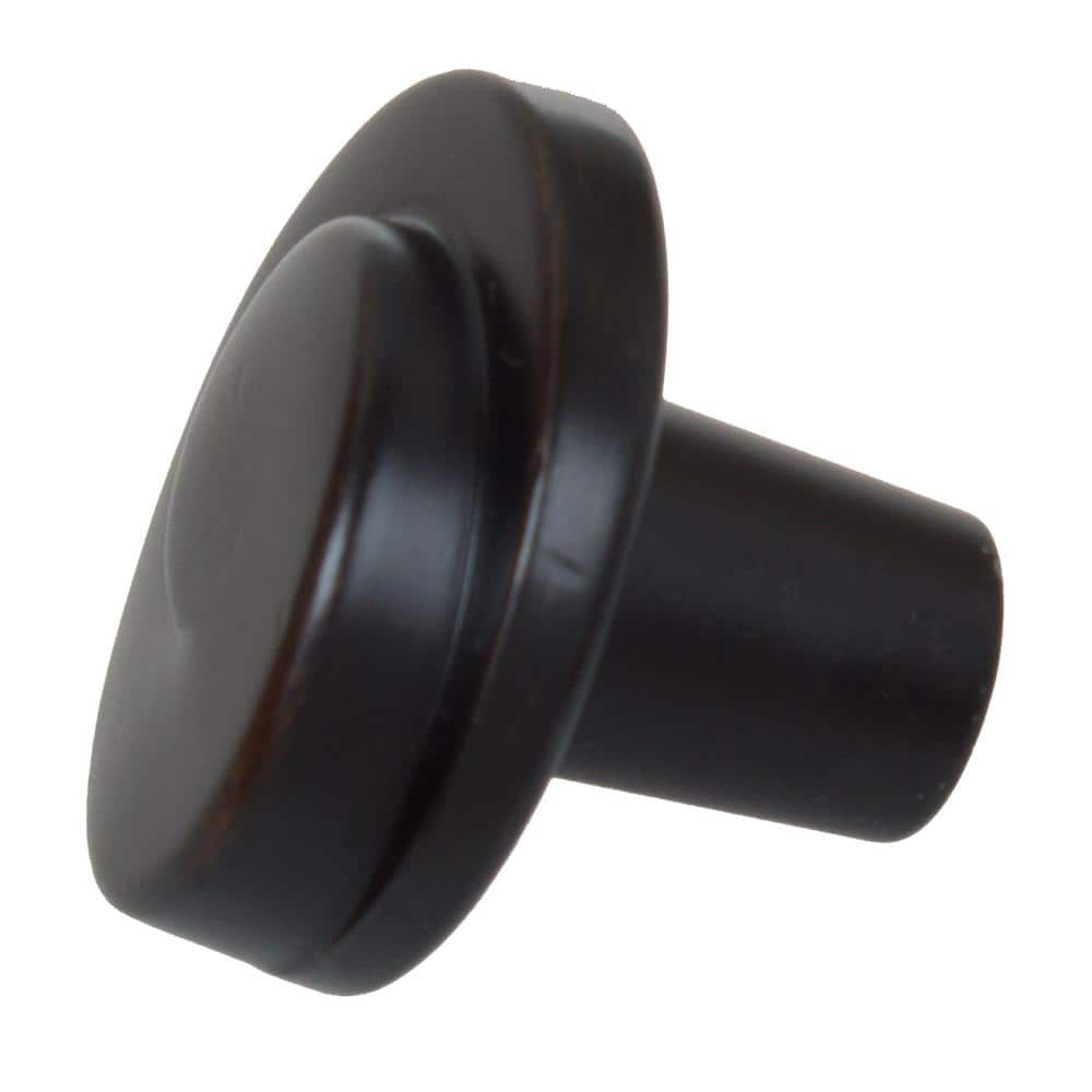 Oil Rubbed Bronze Round Cabinet Knob with Mounting Hardware