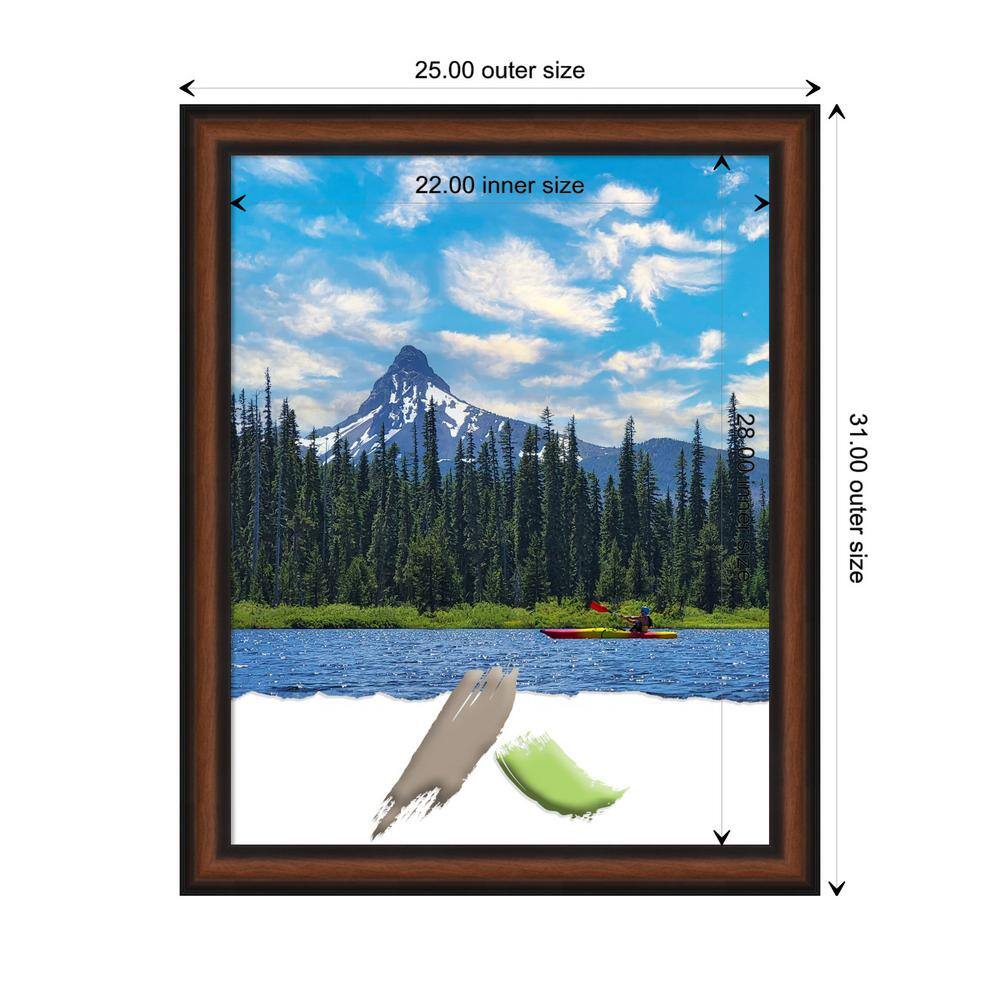 Yale Walnut 22x28 Classic Wall Picture Frame