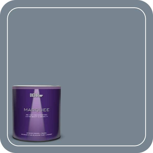 BEHR MARQUEE 1 qt. #PPU14-05 Forever Denim One-Coat Hide Eggshell Enamel Interior Paint & Primer