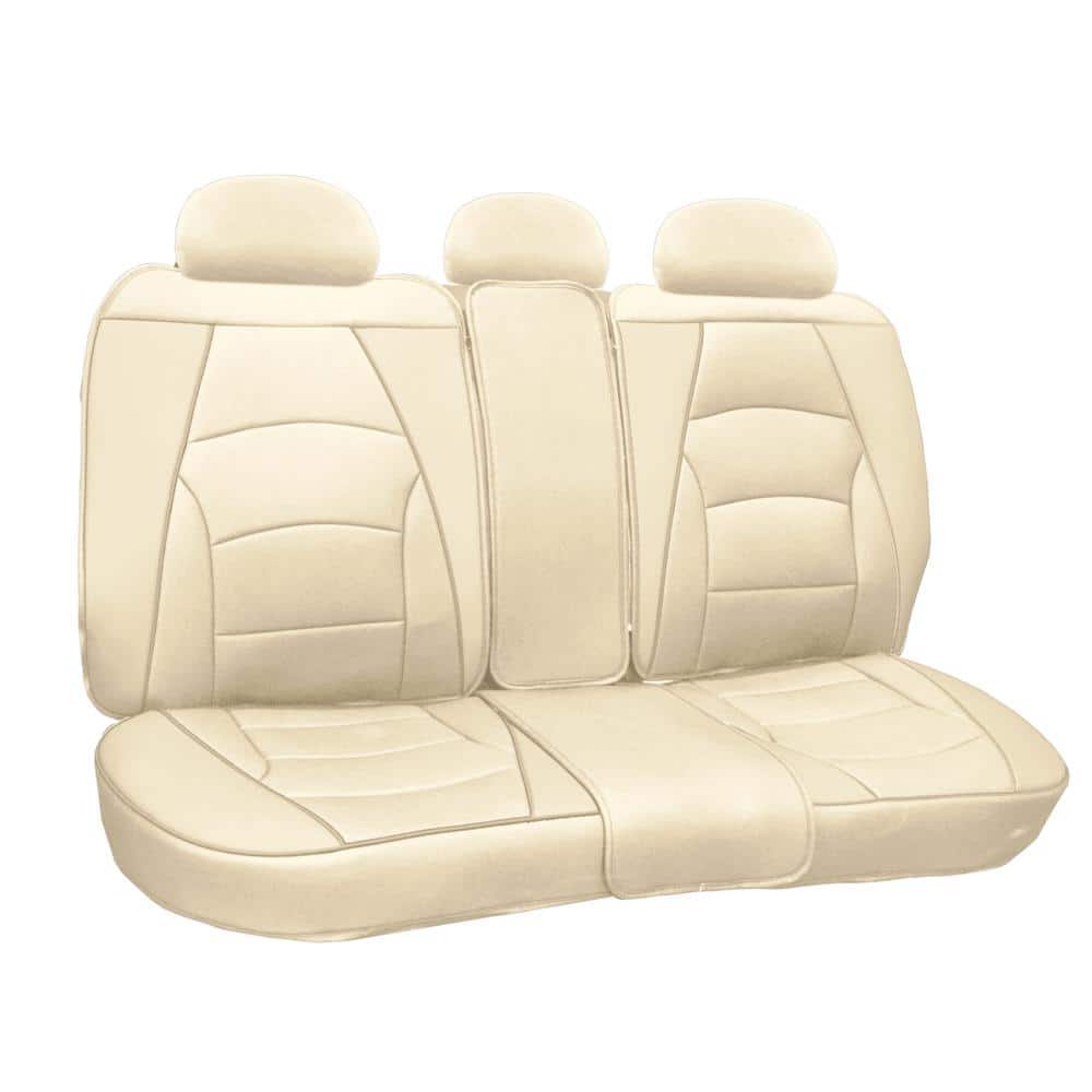 FH Group Ultra-Comfort Leatherette 47 in. x 23 in. x 1 in. Bench Seat Cushions - Rear, Beige -  DMPU205013SBEIG