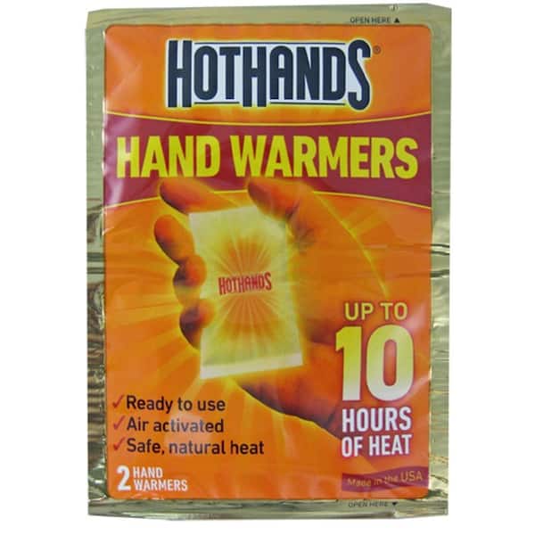 HotHands Air Activated Hand Warmer, 10 Hours of Safe and Natural Heat,  4.5-in x 6.5-in, Made in USA at