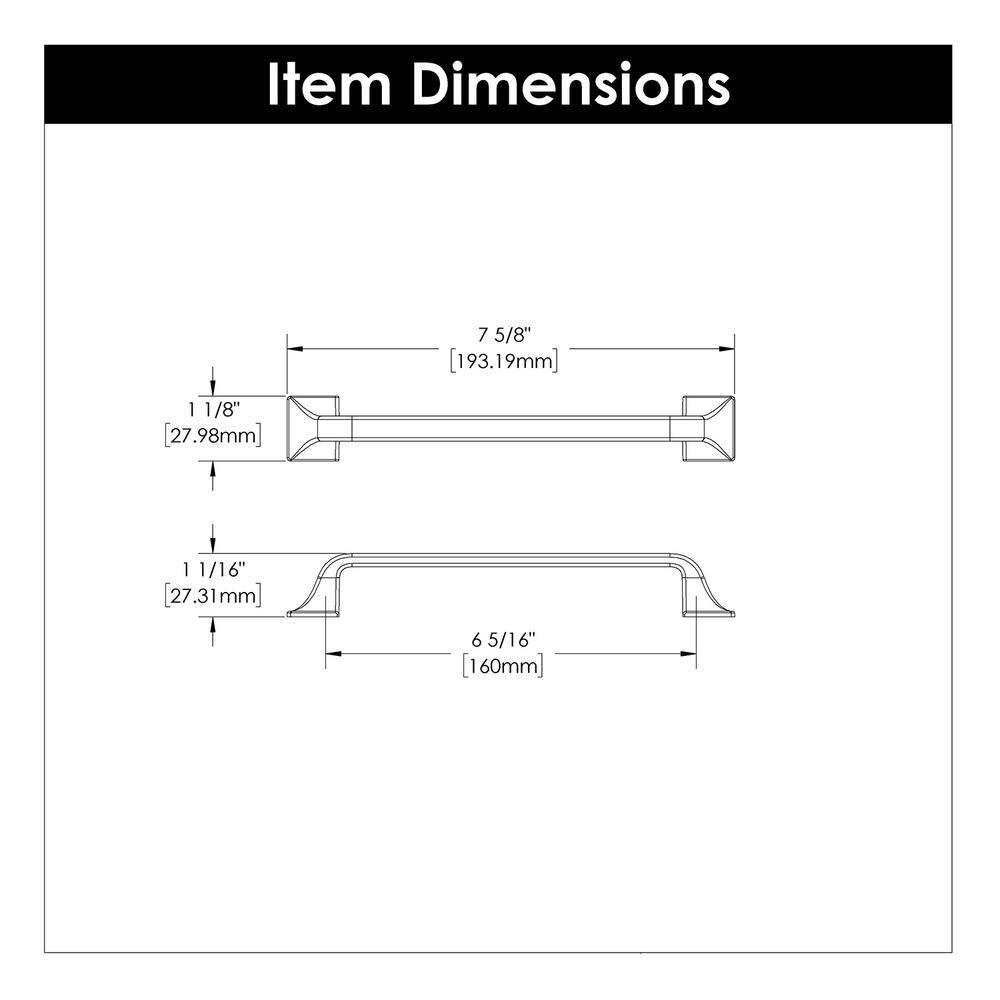 Champagne Bronze Modern Farmhouse Cabinet Pulls with Mounting Hardware