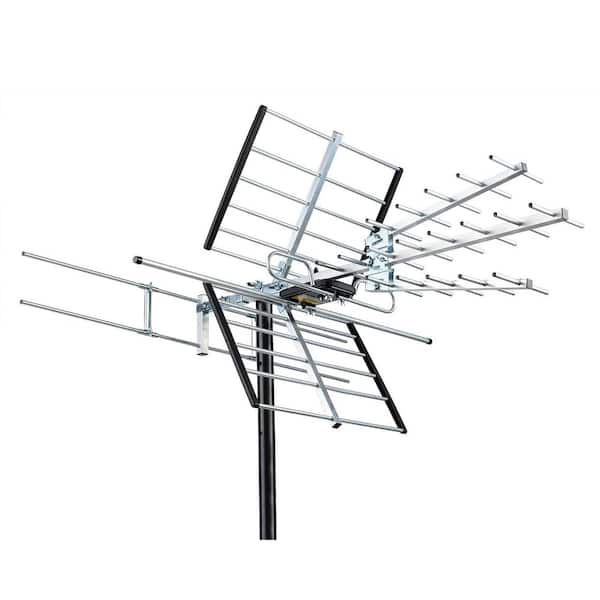 Outdoor Digital TV Antenna Long Range 4K 1080P VHF UHF Reception 200 Mile Range Weather Resistant Easy Install