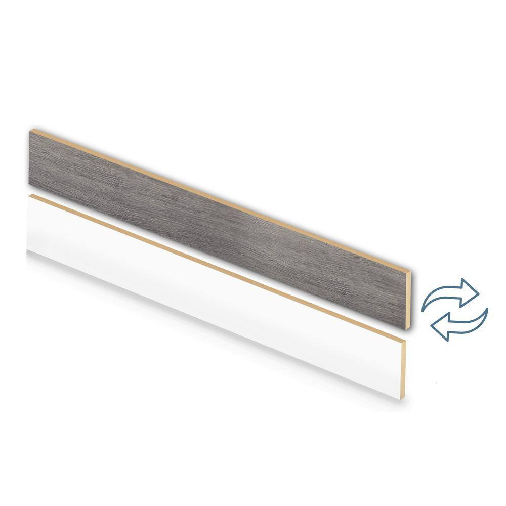 Aiden Platinum/Alberta Spruce/Baneberry Oak 47 in. L x 7.37 in. W x 0.56 in. T Laminate Stair Reversible Riser price history on PriceWatchPro
