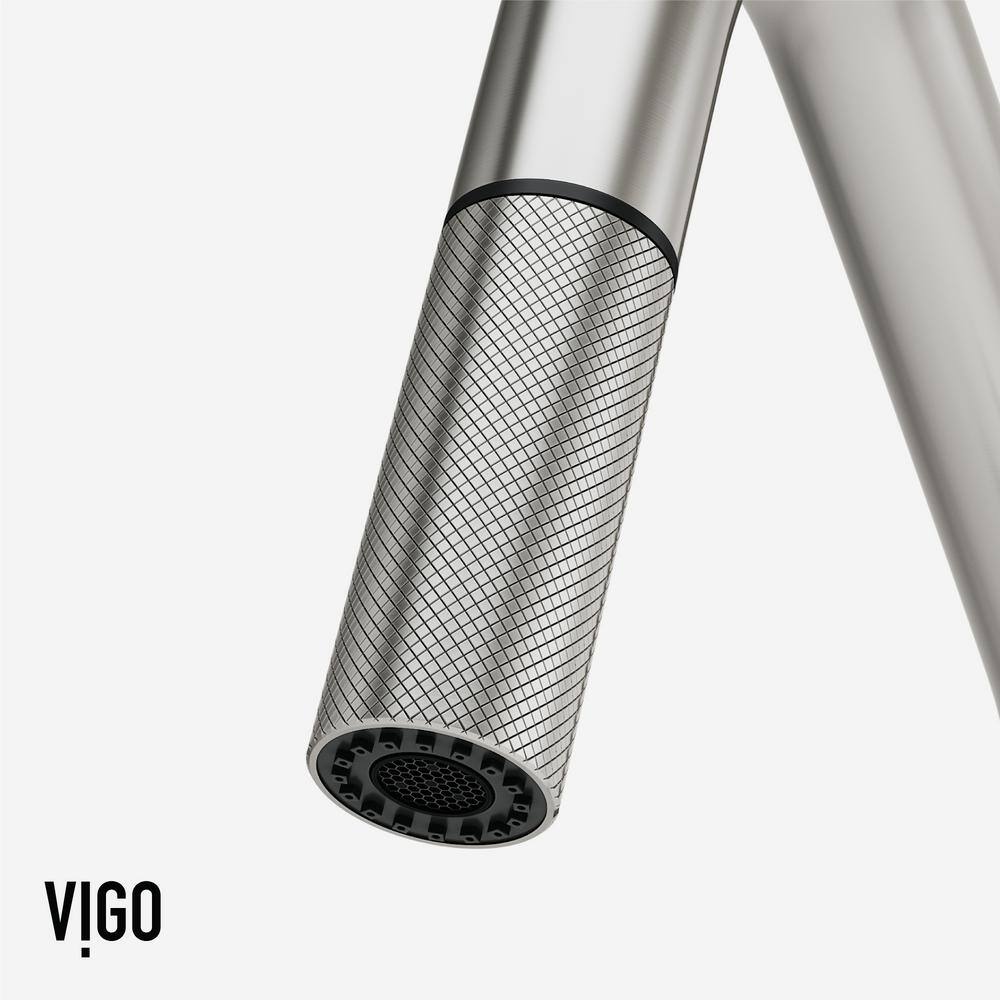 Stainless Steel High Arc Pull-Down Kitchen Faucet with Spray