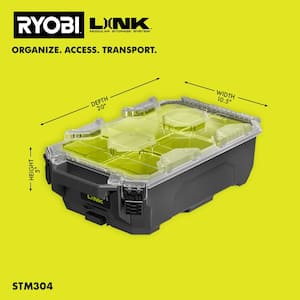 Anvil 6 in. 6-Compartment Storage Bin Small Parts Organizer THD2015-03 -  The Home Depot