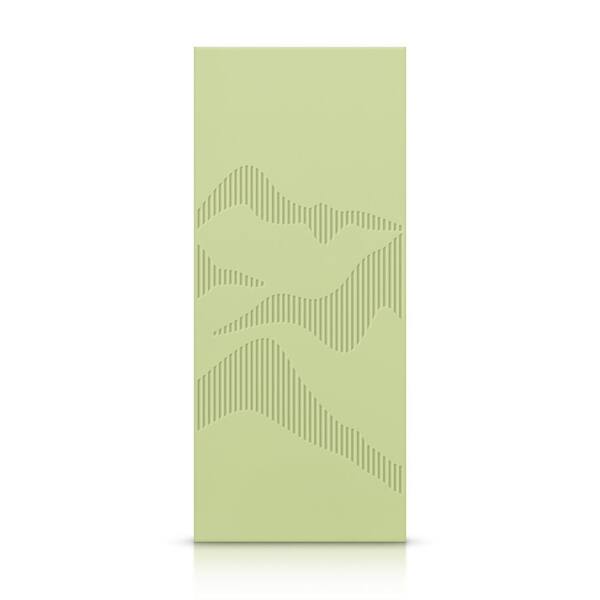 CALHOME 36 in. x 84 in. Hollow Core Sage Green Painted Composite MDF Interior Door Slab