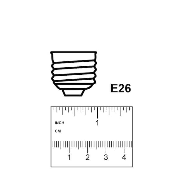 Feit Electric - 100-Watt Equivalent A-Style A19 Dimmable CEC Frosted Glass E26 Medium Base LED Light Bulb, Soft White 2700K (4-Pack)