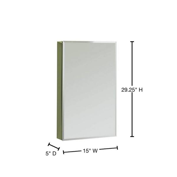 MAAX SV1530 15 in. x 30 in. Recessed or Surface Mount Medicine 