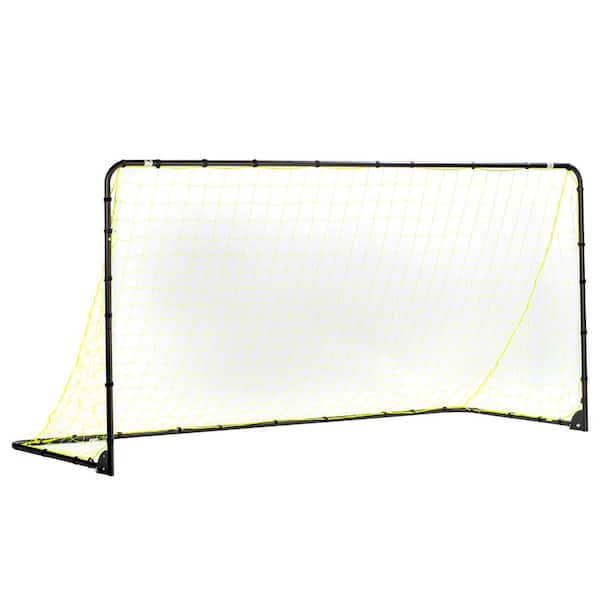 Franklin Sports 6 ft. x 12 ft. Black Folding Goal 30129X - The Home Depot