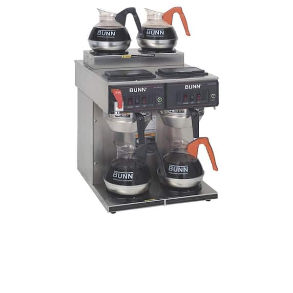 Bunn CWTF 2/2 Twin 240 oz. Commercial Automatic Coffee Brewer with 4 Warmers-DISCONTINUED