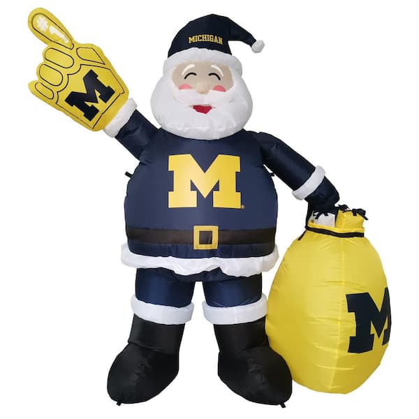 logobrands 7 ft. Michigan Santa Inflatable