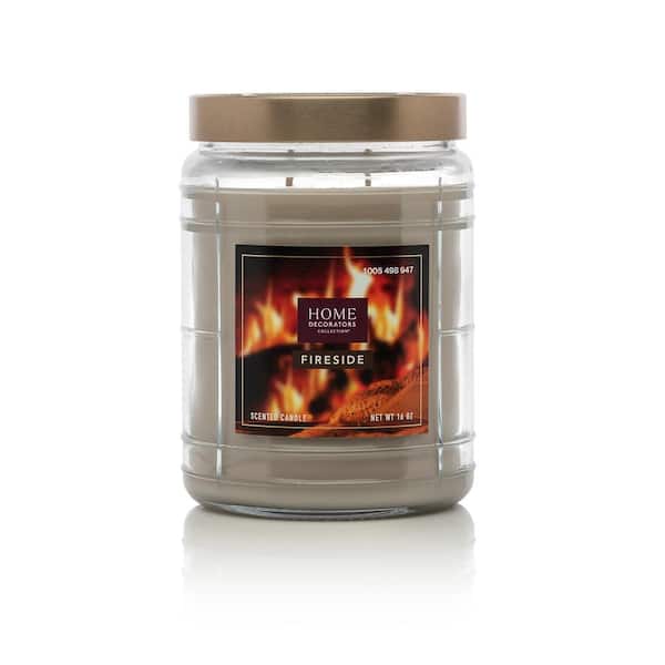 AROMAHOME BY SLATKIN & CO 16 oz. Fireside Scented Candle Jar