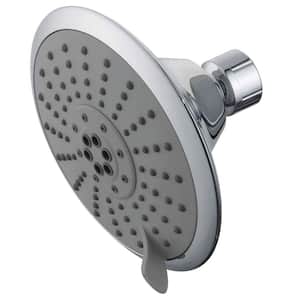 Shower Scape 5-Spray Patterns 5 in. Wall Mount Fixed Shower Head in Polished Chrome