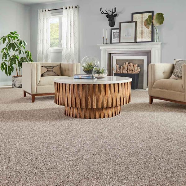 Maisie II  - Canyon Shade - Beige 52 oz. Triexta Texture Installed Carpet