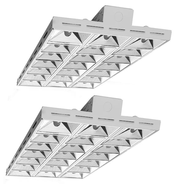 Strong Illumination 2FT LED High Bay Shop Light, 200W 28000LM 5000K for Warehouse Workshop Garage AC100-277V-2Pack