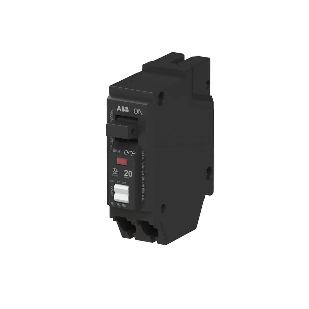 20 Amp 1 in. Single Pole Combination Arc Fault Plug-On Neutral Circuit Brea