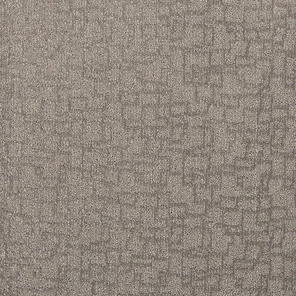 Lifeproof with Petproof Technology Painted Picture - Pyrite-Gray 12 ft. 45 oz. Triexta PET Pattern Installed Carpet