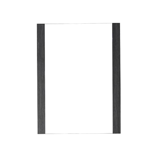 Virtu USA Dior 23.62 in. W x 31.5 in. H Mirror in Gray Finish