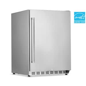 24 in. 5.3 cu. ft. Commercial Built-in Beverage Refrigerator in Stainless Steel
