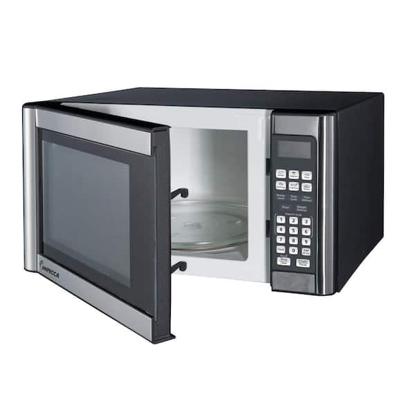 https://images.thdstatic.com/productImages/25a275e6-f330-4af5-9f66-83ea6f529a36/svn/stainless-look-impecca-countertop-microwaves-mcm1101st974-e1_600.jpg