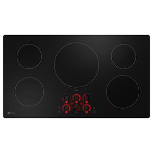 36 in. Smart Smooth Induction Cooktop in Black with 5 Elements